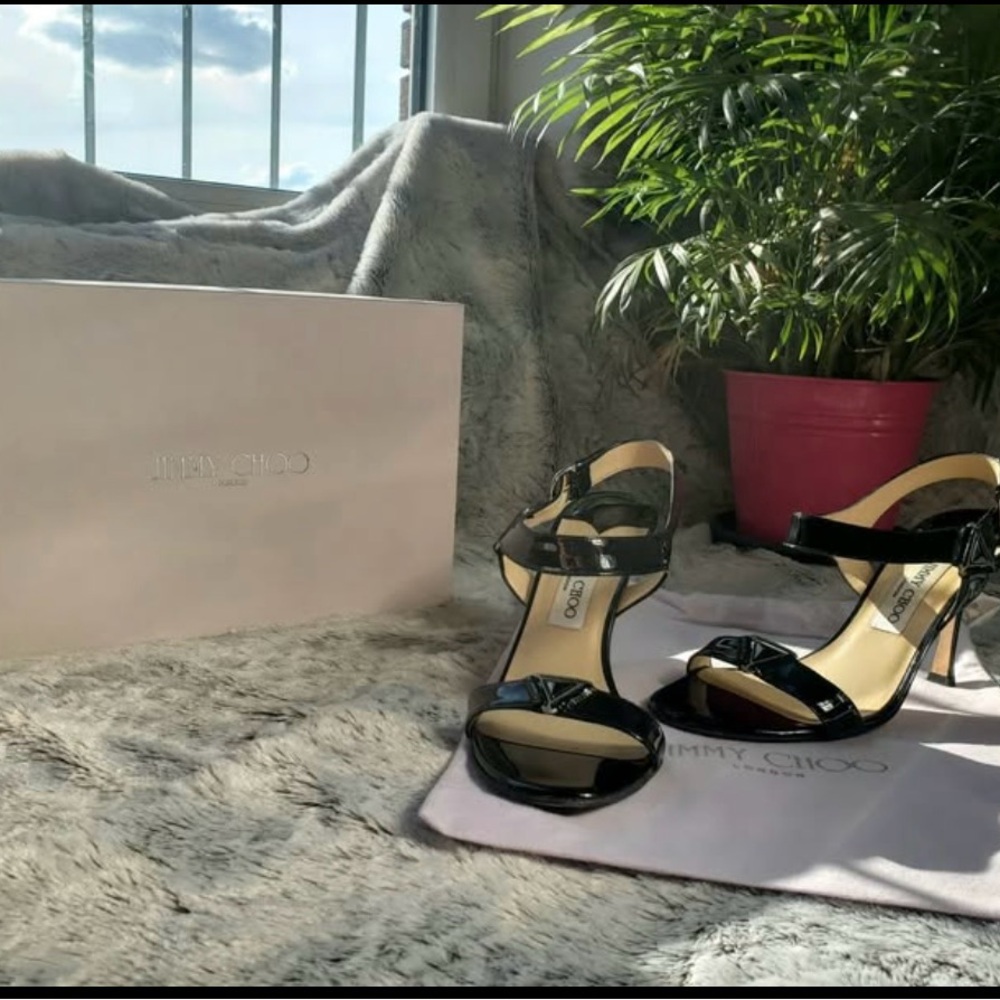 Jimmy Choo Black Heels with Stiletto Design